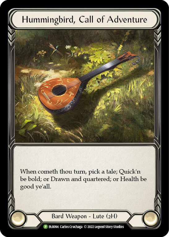 Hummingbird, Call of Adventure [FAB094] (Promo)  Cold Foil | Gamers Paradise