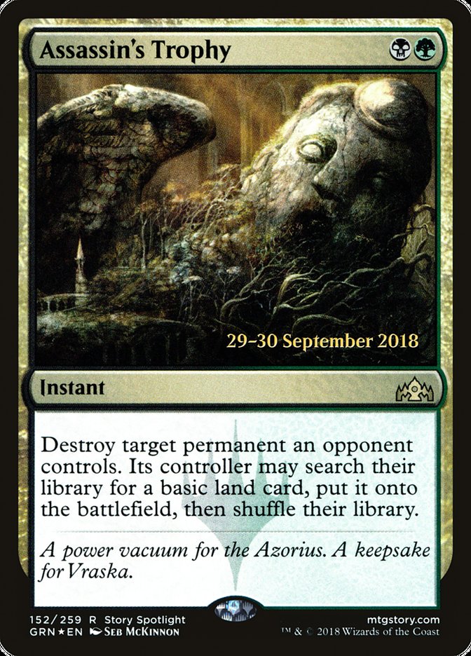 Assassin's Trophy [Guilds of Ravnica Prerelease Promos] | Gamers Paradise