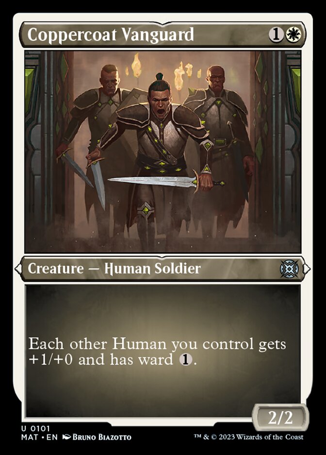 Coppercoat Vanguard (Foil Etched) [March of the Machine: The Aftermath] | Gamers Paradise