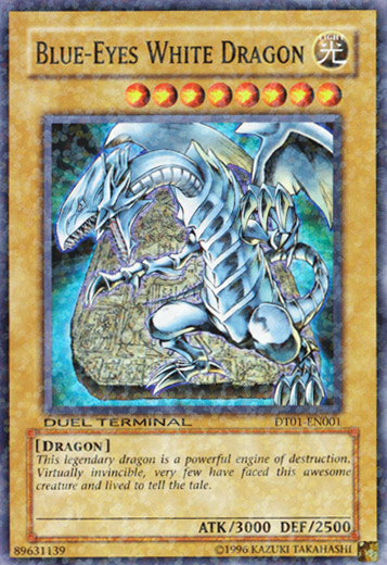 Blue-Eyes White Dragon [DT01-EN001] Super Rare | Gamers Paradise