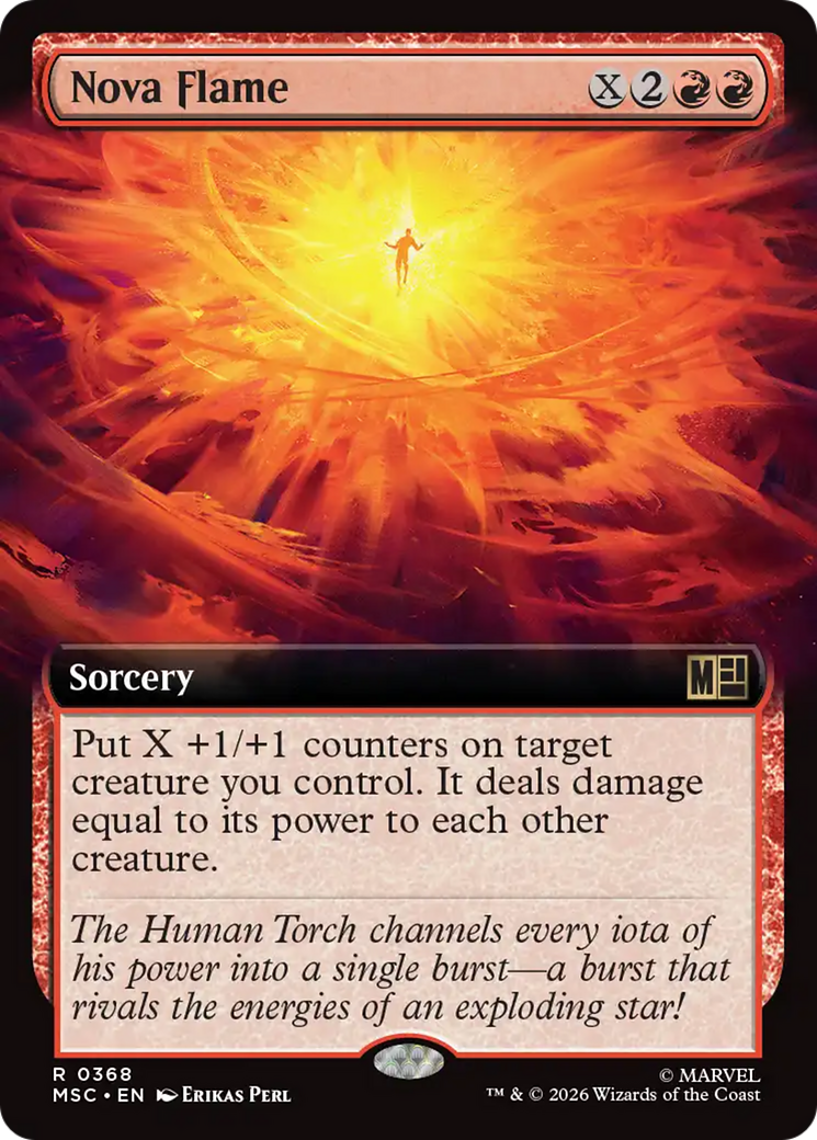 Nova Flame (Extended Art) [Marvel Super Heroes Commander] | Gamers Paradise