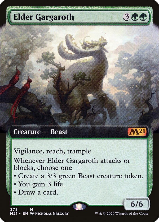 Elder Gargaroth (Extended Art) [Core Set 2021] | Gamers Paradise