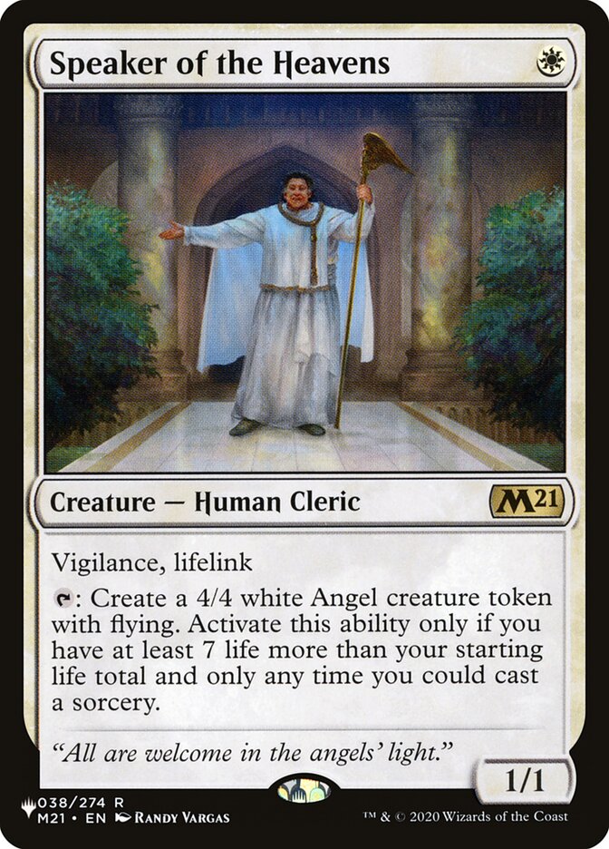 Speaker of the Heavens [The List] | Gamers Paradise