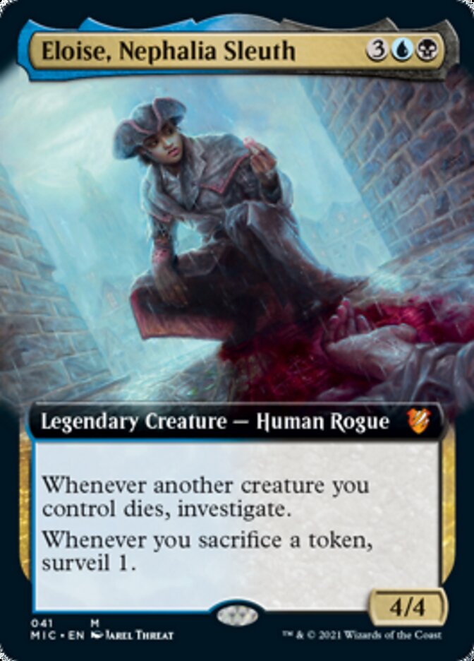 Eloise, Nephalia Sleuth (Extended Art) [Innistrad: Midnight Hunt Commander] | Gamers Paradise