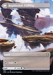 Branchloft Pathway // Boulderloft Pathway (Borderless Alternate Art) [Zendikar Rising] | Gamers Paradise