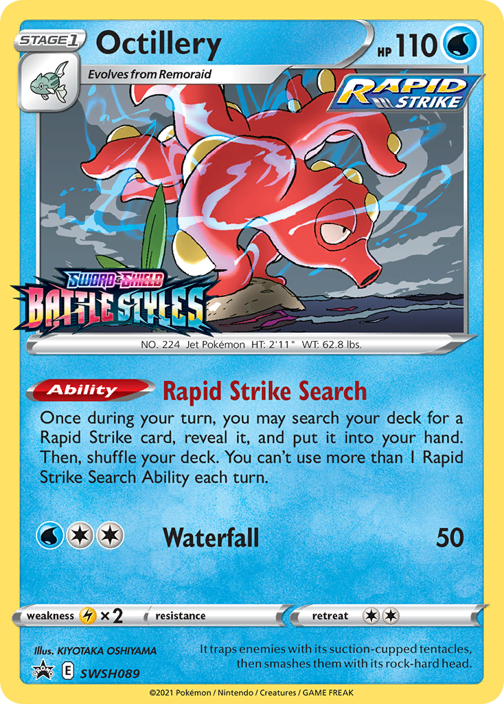 Octillery (SWSH089) (Prerelease Promo) [Sword & Shield: Black Star Promos] | Gamers Paradise