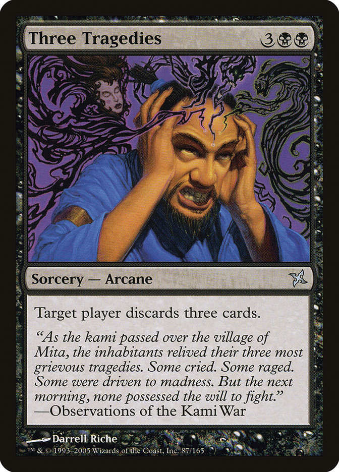 Three Tragedies [Betrayers of Kamigawa] | Gamers Paradise