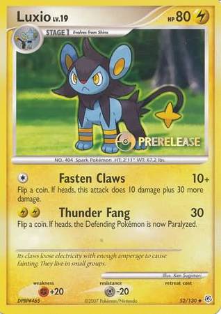 Luxio (52/130) (Prerelease Promo) [Nintendo: Black Star Promos] | Gamers Paradise
