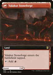 Valakut Awakening // Valakut Stoneforge (Extended Art) [Zendikar Rising] | Gamers Paradise