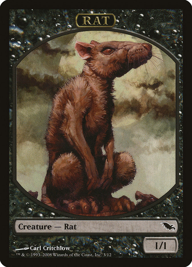 Rat Token [Shadowmoor Tokens] | Gamers Paradise