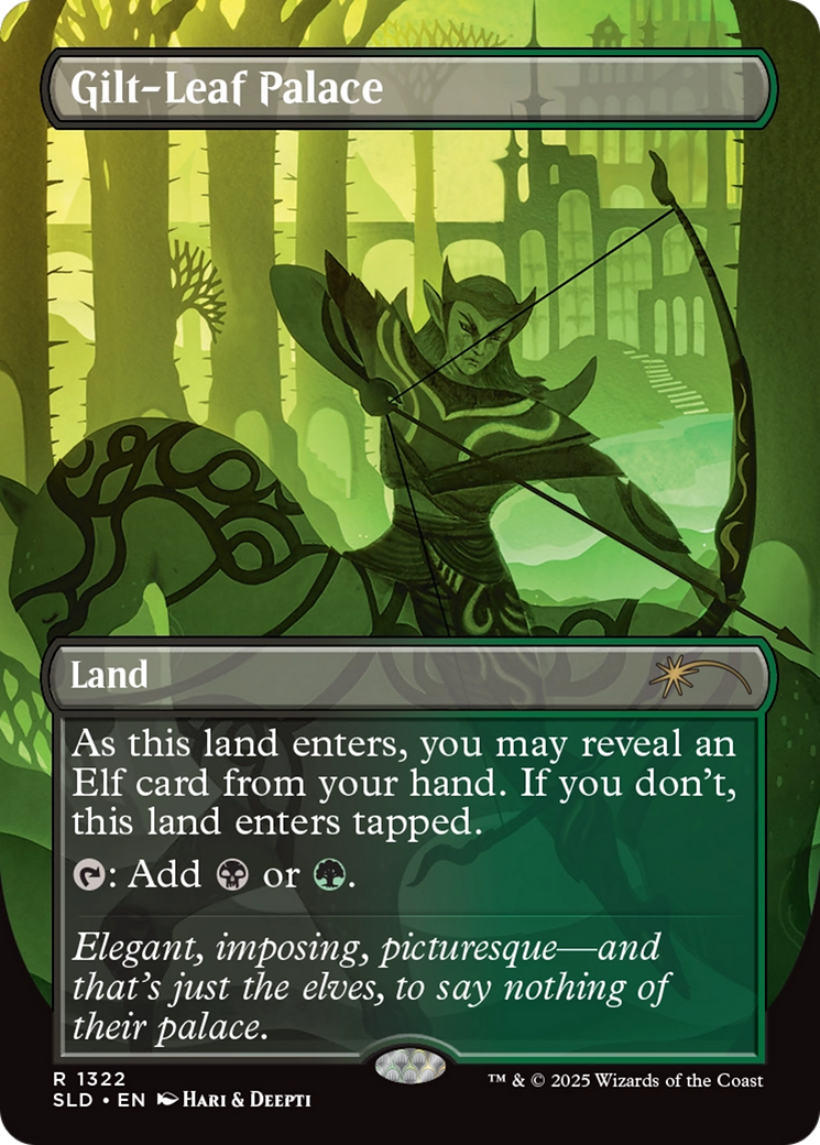 Gilt-Leaf Palace (Rainbow Foil) [Secret Lair Drop Series] | Gamers Paradise
