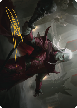 Baeloth Barrityl, Entertainer Art Card (Gold-Stamped Signature) [Commander Legends: Battle for Baldur's Gate Art Series] | Gamers Paradise