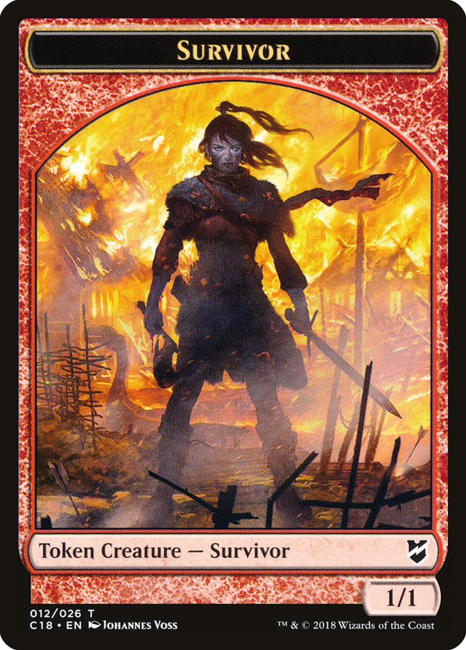 Survivor Token [Commander 2018 Tokens] | Gamers Paradise