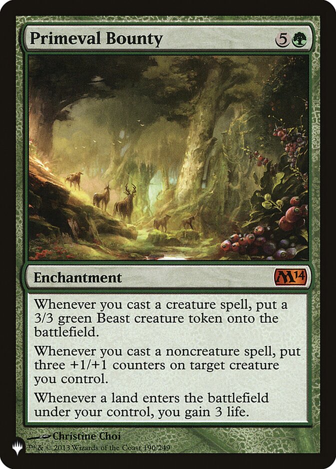 Primeval Bounty [The List] | Gamers Paradise