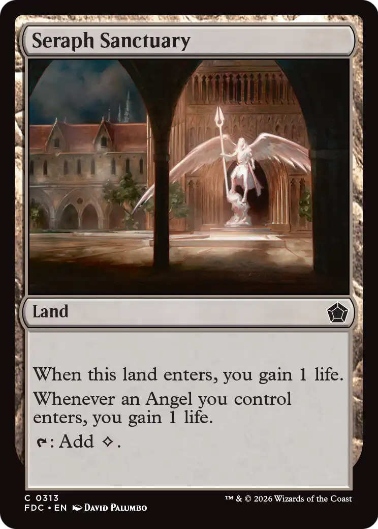 Seraph Sanctuary [Foundations Commander] | Gamers Paradise