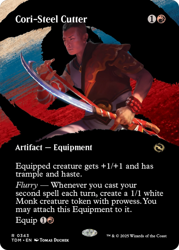 Cori-Steel Cutter (Borderless) [Tarkir: Dragonstorm] | Gamers Paradise
