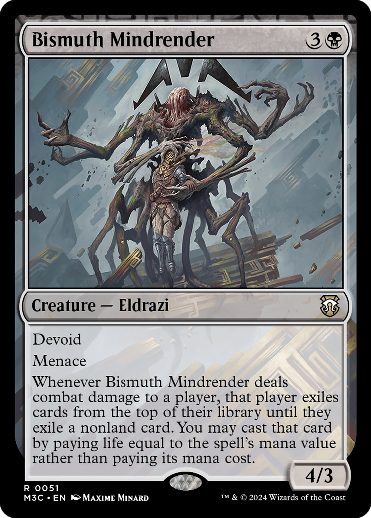 Bismuth Mindrender (Ripple Foil) [Modern Horizons 3 Commander] | Gamers Paradise