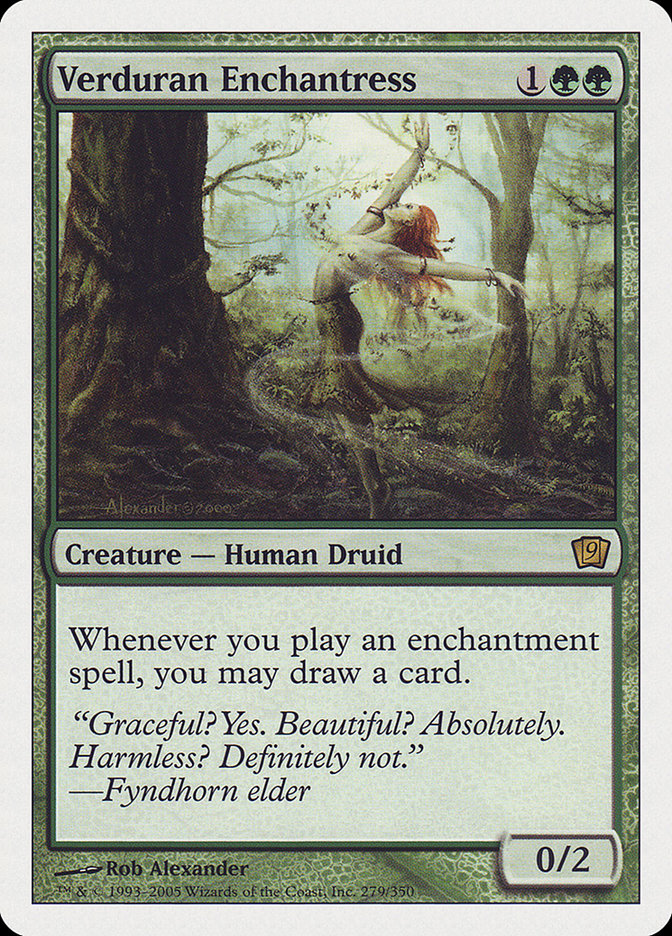 Verduran Enchantress [Ninth Edition] | Gamers Paradise