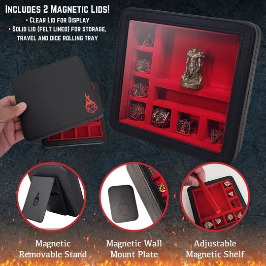 Character Shrine-RPG Dice and Miniature Traveling Display Case | Gamers Paradise