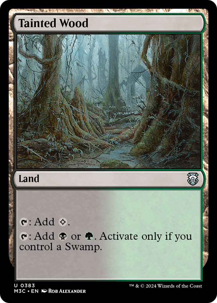 Tainted Wood (Ripple Foil) [Modern Horizons 3 Commander] | Gamers Paradise