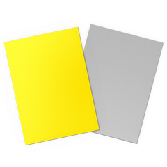 Dragon Shield: Standard 100ct Sleeves - Yellow & Silver (Dual Matte) | Gamers Paradise