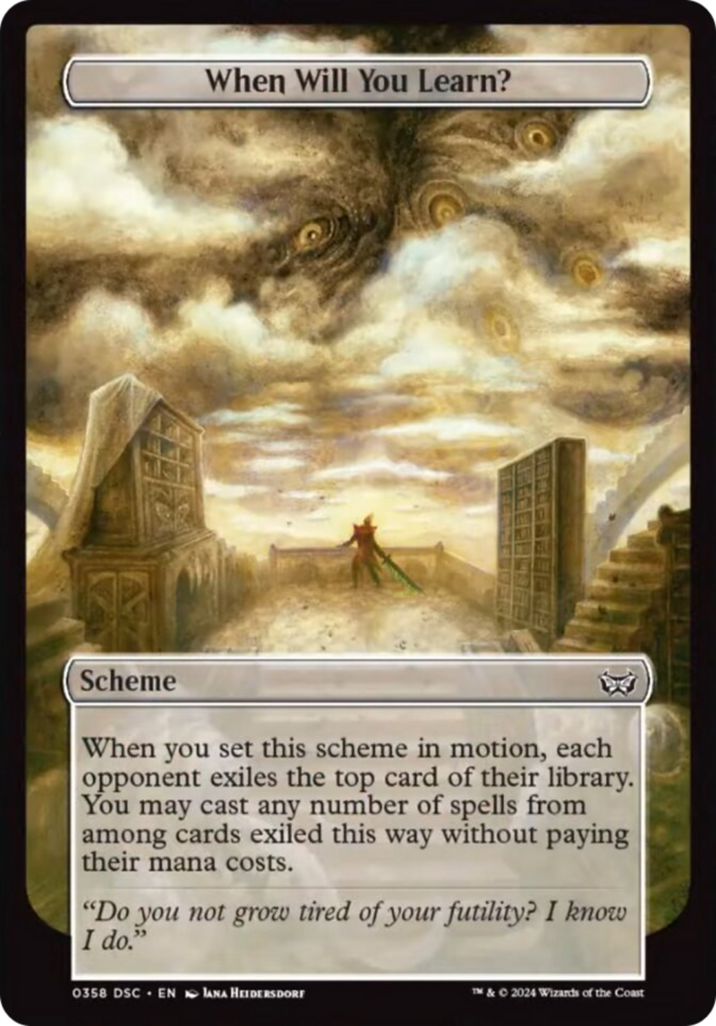When Will You Learn? (Full Art) [Duskmourn: Archenemy] | Gamers Paradise