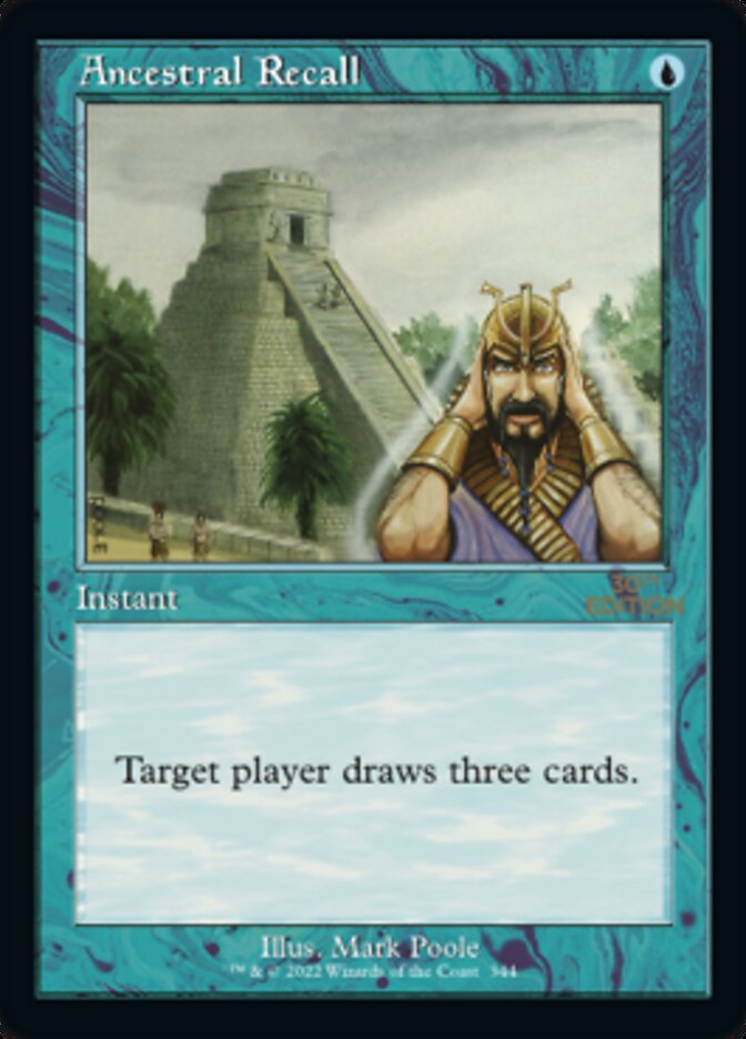 Ancestral Recall (Retro) [30th Anniversary Edition] | Gamers Paradise