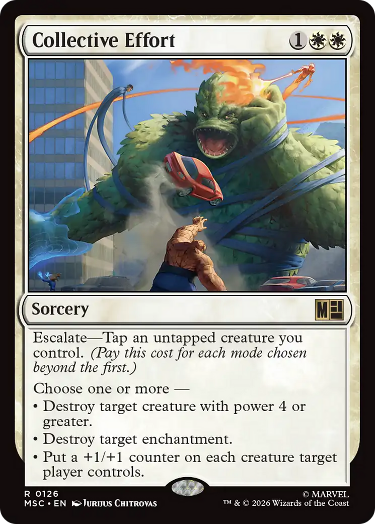 Collective Effort (Surge Foil) [Marvel Super Heroes Commander] | Gamers Paradise