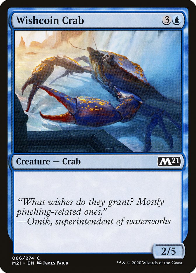 Wishcoin Crab [Core Set 2021] | Gamers Paradise