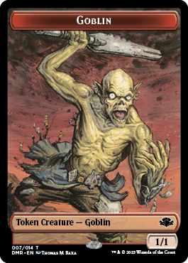 Goblin // Bird Double-Sided Token [Dominaria Remastered Tokens] | Gamers Paradise