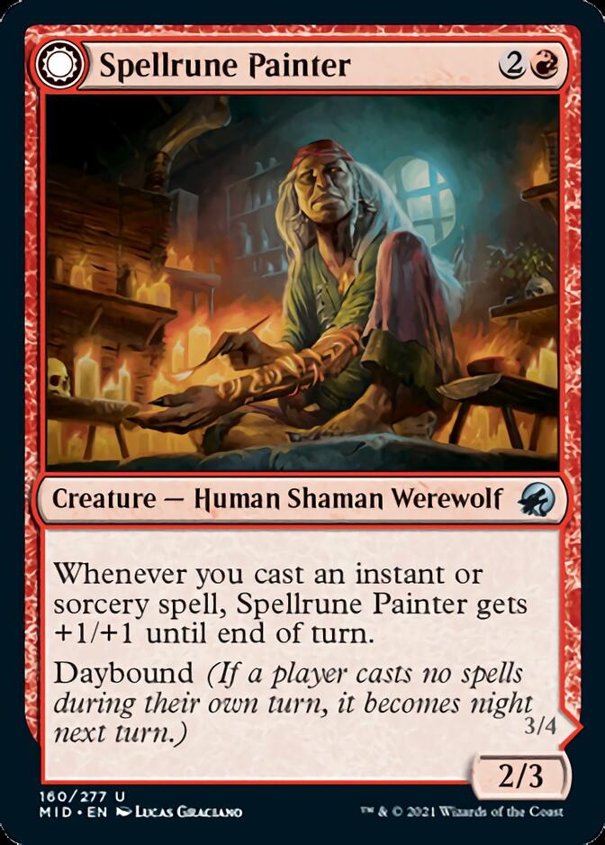 Spellrune Painter // Spellrune Howler [Innistrad: Midnight Hunt] | Gamers Paradise