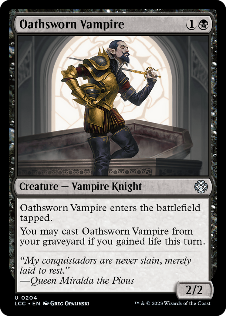 Oathsworn Vampire [The Lost Caverns of Ixalan Commander] | Gamers Paradise