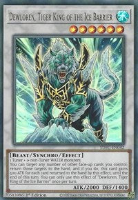 Dewloren, Tiger King of the Ice Barrier [SDFC-EN042] Ultra Rare | Gamers Paradise