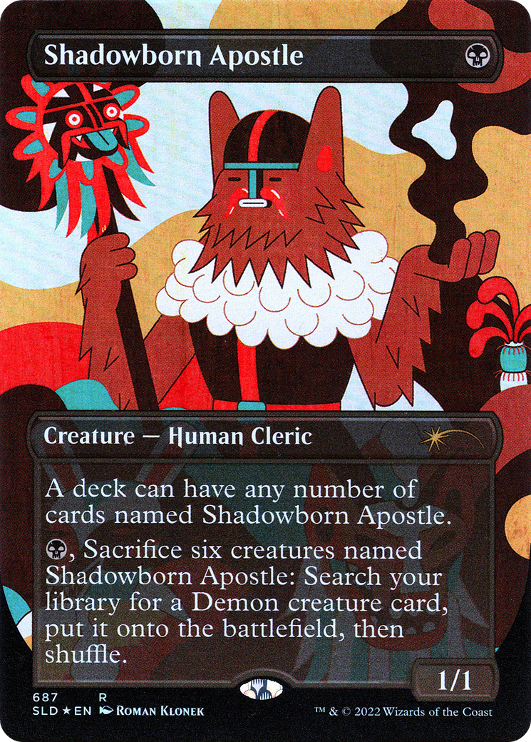 Shadowborn Apostle (687) (Borderless) [Secret Lair Drop Promos] | Gamers Paradise