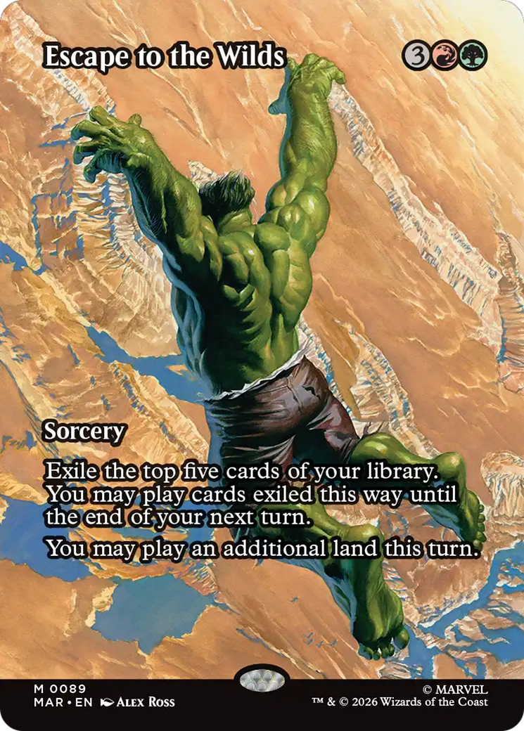 Escape to the Wilds (Borderless) [Marvel Universe: Eternal-Legal] | Gamers Paradise