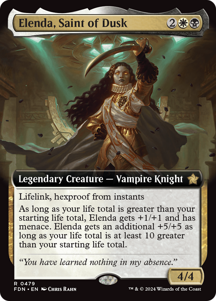 Elenda, Saint of Dusk (Extended Art) [Foundations] | Gamers Paradise