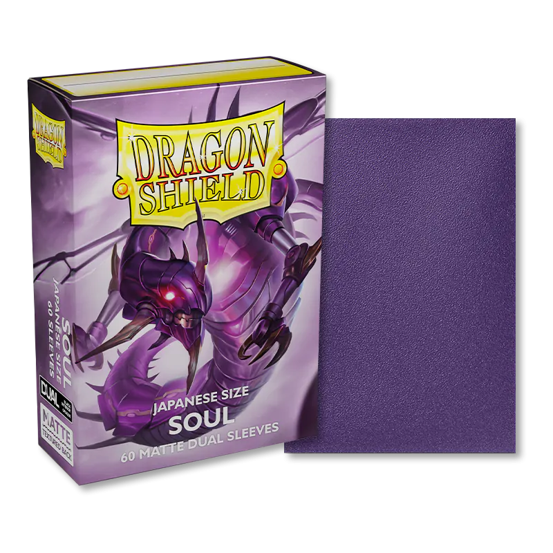 Dragon Shield: Japanese Size 60ct Sleeves - Soul (Matte) | Gamers Paradise