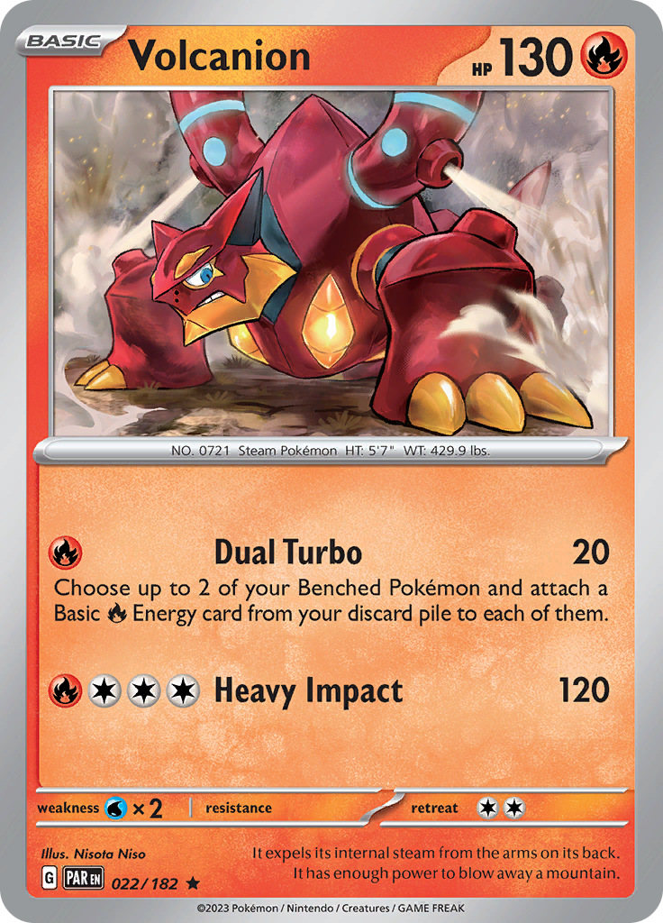 Volcanion (022/182) [Scarlet & Violet: Paradox Rift] | Gamers Paradise