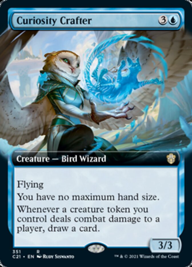 Curiosity Crafter (Extended Art) [Commander 2021] | Gamers Paradise