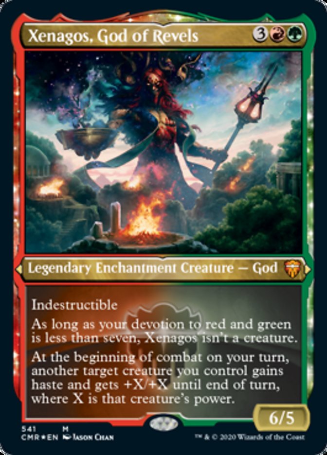 Xenagos, God of Revels (Etched) [Commander Legends] | Gamers Paradise