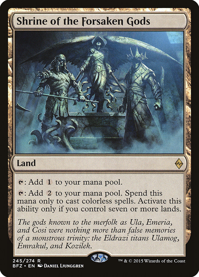 Shrine of the Forsaken Gods [Battle for Zendikar] | Gamers Paradise