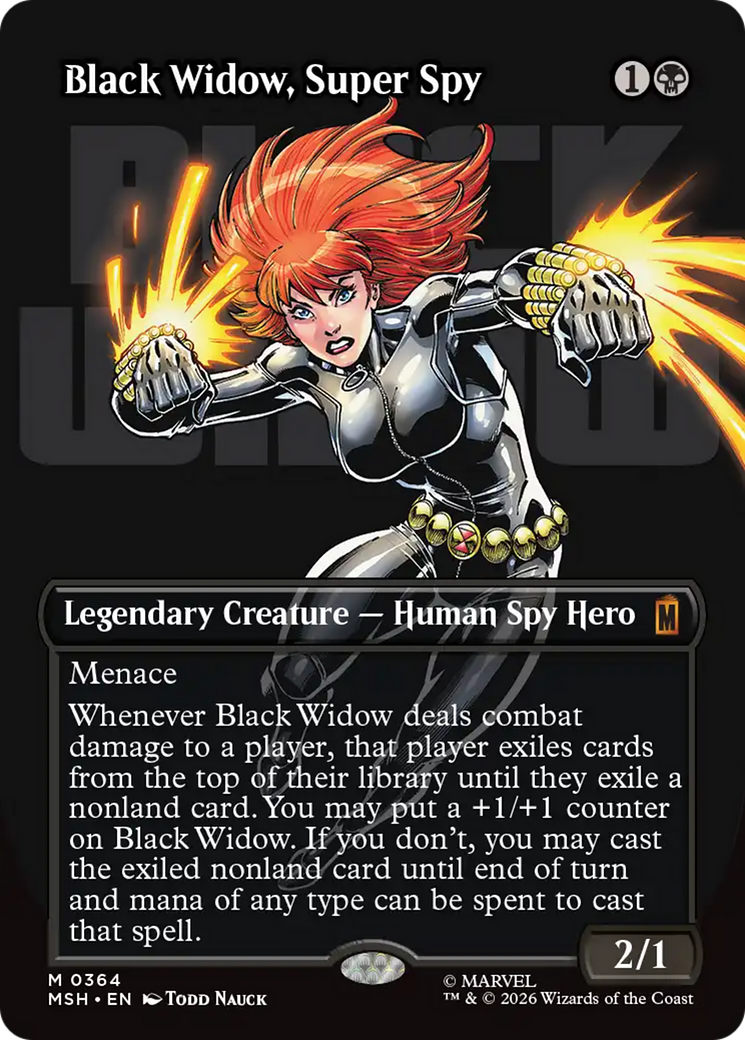 Black Widow, Super Spy (Borderless) (0364) [Marvel Super Heroes] | Gamers Paradise