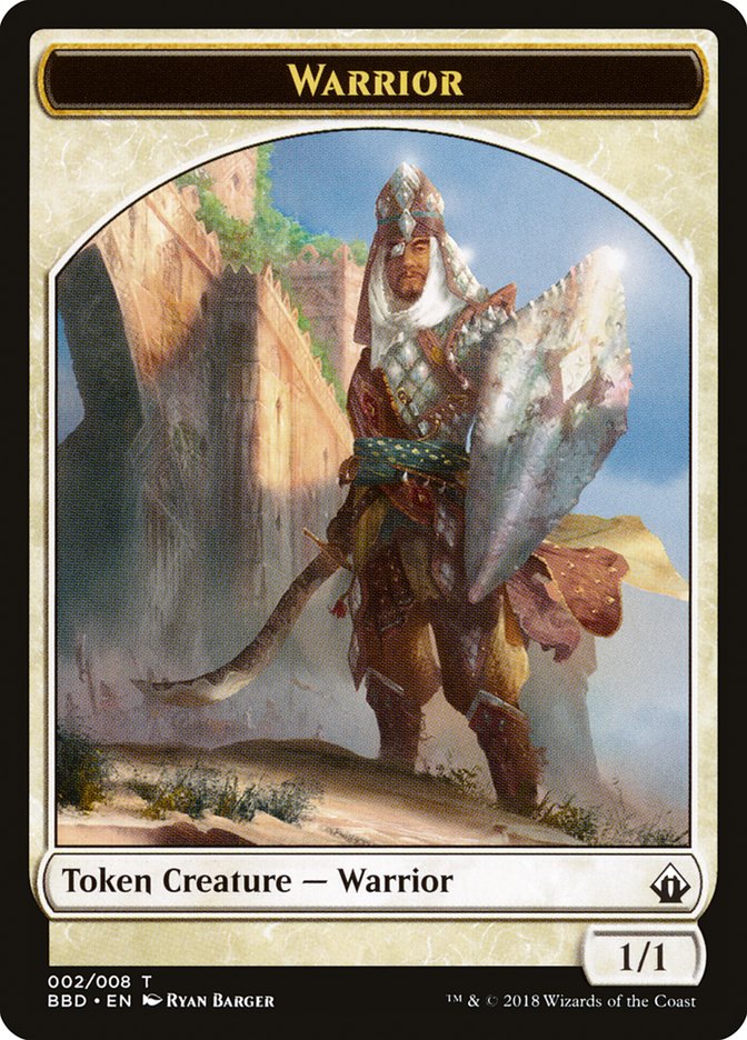 Warrior Token [Battlebond Tokens] | Gamers Paradise