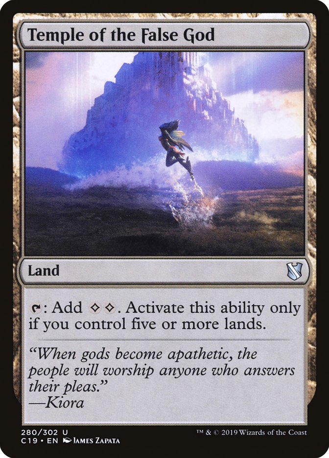 Temple of the False God [Commander 2019] | Gamers Paradise