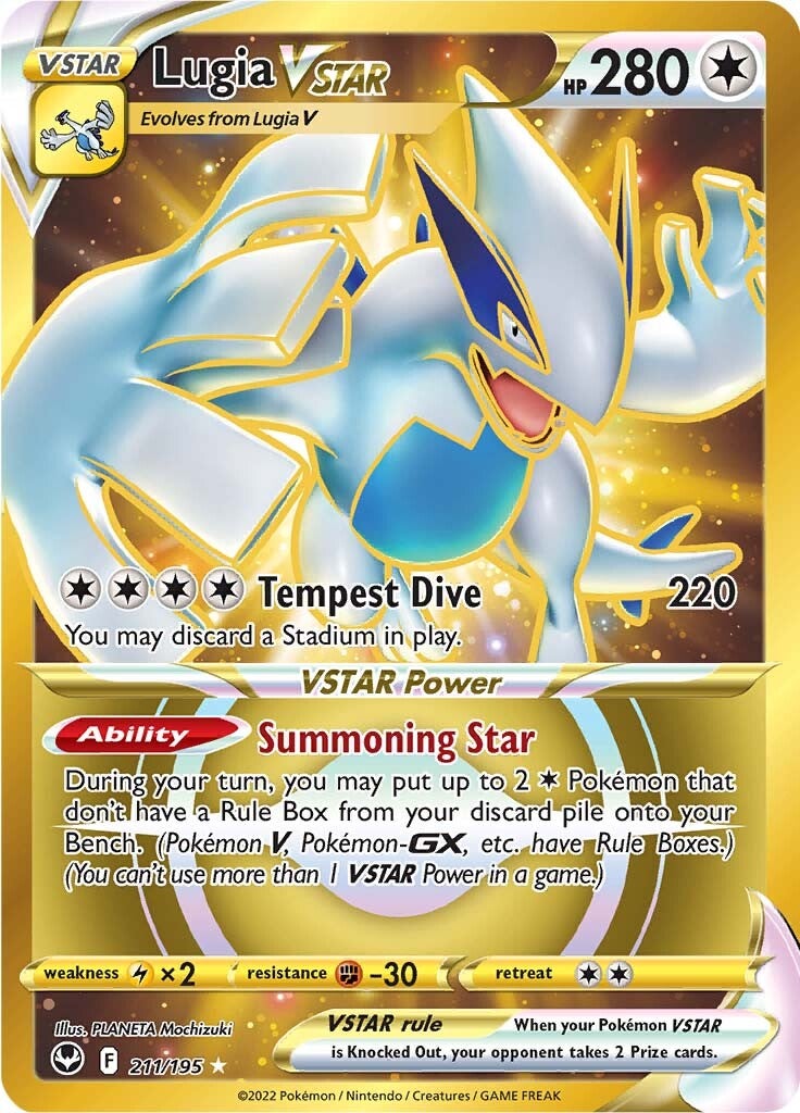 Lugia VSTAR (211/195) [Sword & Shield: Silver Tempest] | Gamers Paradise