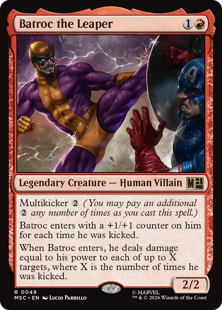 Batroc the Leaper (Surge Foil) [Marvel Super Heroes Commander] | Gamers Paradise
