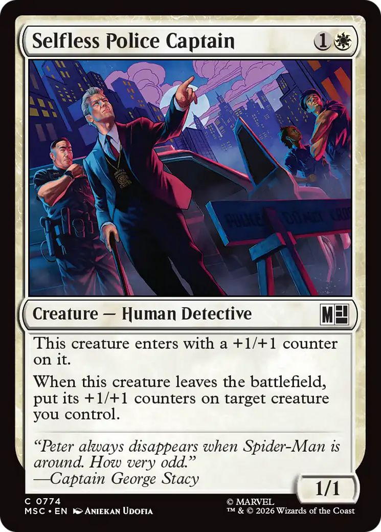 Selfless Police Captain [Marvel Super Heroes Commander] | Gamers Paradise