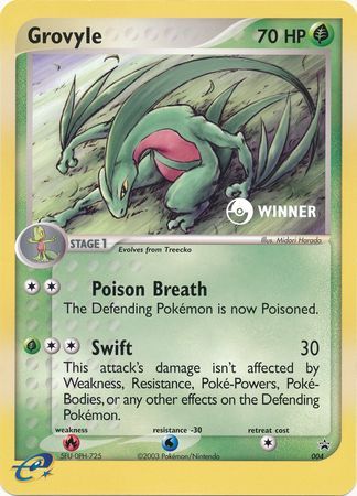 Grovyle (004) (Jumbo Card) [Nintendo: Black Star Promos] | Gamers Paradise