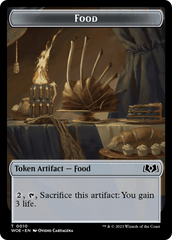 Faerie // Food (0010) Double-Sided Token [Wilds of Eldraine Tokens] | Gamers Paradise