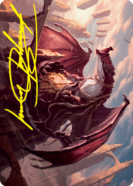 Velomachus Lorehold Art Card (Gold-Stamped Signature) [Strixhaven: School of Mages Art Series] | Gamers Paradise